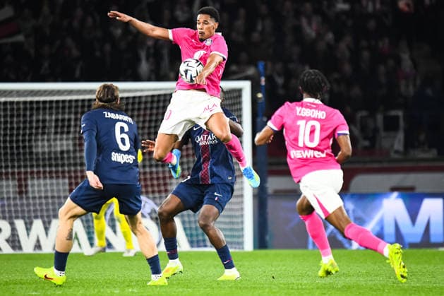 FOOTBALL : Paris Saint Germain vs Toulouse FC - Ligue 1 - JournÃ e 28 - 03 04 2026 Emersonn (Toulouse FC) ParisFrance  Copyright: xBaptistexAutissierx