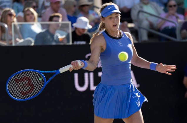 TENNIS 2026: Credit One Charleston Open APRIL 03 April 3, 2026: Iva Jovic (USA) defeated Anna Kalinskaya (RUS) 6-3, 6-4 at the Credit One Charleston Open being played at Credit One Staduim in Charleston, South Carolina USA Ã‚ÂLeslie Billman Tennisclix (Credit Image: Â Leslie Billman Cal Media) Charleston South Carolina USA EDITORIAL USE ONLY Copyright: xx ZUMA-20260403_zma_c04_091.jpg LesliexBillmanx csmphotothree485149