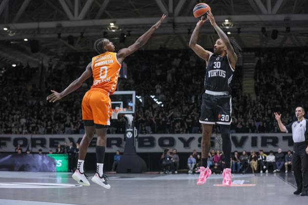 30 Matthew MORGAN Virtus Bologna Match BASKETBALL - EUROLEAGUE Virtus Bologna vs Valencia Basket 03-04-2026 00 Brancou Badio Valencia Basket Match BASKETBALL - EUROLEAGUE Virtus Bologna vs Valencia Basket 03-04-2026 during Virtus Bologna vs Valencia BC, Basketball Euroleague match in Bologna, Italy, April 03 2026  Copyright: xValentinoxOrsini IPAxSportx xipa-agency.netx xx IPA_73742234 IPA_Agency_IPA73742234