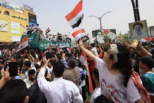 Baghdad celebrates national team, Nationalteam s homecoming with cheers BAGHDAD, IRAQ - APRIL 04: Iraqis celebrate the national football team’s qualification for the World Cup, welcoming the players with festive gatherings and cheers after earning the country’s first World Cup spot in 40 years in Baghdad, Iraq on April 04, 2026. Murtadha Al-Sudani Anadolu Baghdad Iraq. Editorial use only. Please get in touch for any other usage.  Copyright: x2026xAnadoluxMurtadhaxAl-Sudanix