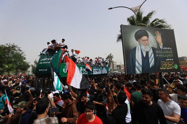 Baghdad celebrates national team, Nationalteam s homecoming with cheers BAGHDAD, IRAQ - APRIL 04: Iraqis celebrate the national football team’s qualification for the World Cup, welcoming the players with festive gatherings and cheers after earning the country’s first World Cup spot in 40 years in Baghdad, Iraq on April 04, 2026. Murtadha Al-Sudani Anadolu Baghdad Iraq. Editorial use only. Please get in touch for any other usage.  Copyright: x2026xAnadoluxMurtadhaxAl-Sudanix