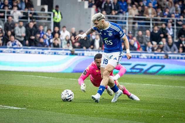 but de Enciso Espinola Julio Cesar 19 FOOTBALL : Racing Strasbourg (RCS) vs Nice - ligue 1 - Strasbourg - 04 04 26  Copyright: xelyxandroxcegarrax