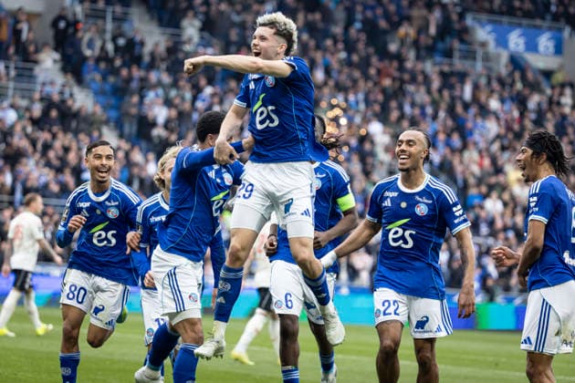 FOOTBALL : Racing Strasbourg (RCS) vs Nice - ligue 1 - Strasbourg - 04 04 26 Joie des joueurs de l equipe de Racing Strasbourg apres le but de Samir El Mourabet 29  Copyright: xelyxandroxcegarrax
