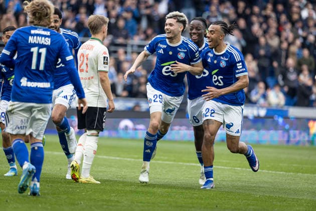 FOOTBALL : Racing Strasbourg (RCS) vs Nice - ligue 1 - Strasbourg - 04 04 26 Joie des joueurs de l equipe de Racing Strasbourg apres le but de Samir El Mourabet 29  Copyright: xelyxandroxcegarrax