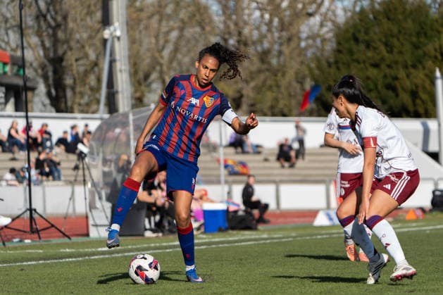 Switzerland: AXA Women s Super League: FC Basel vs Servette FC ChÃªnois FÃ minin, Leichtathletikstadion, Basel: Coumba Louisa Sow (18 FC Basel) Copyright: xMelinaxFeldges xSteinsiek.chx