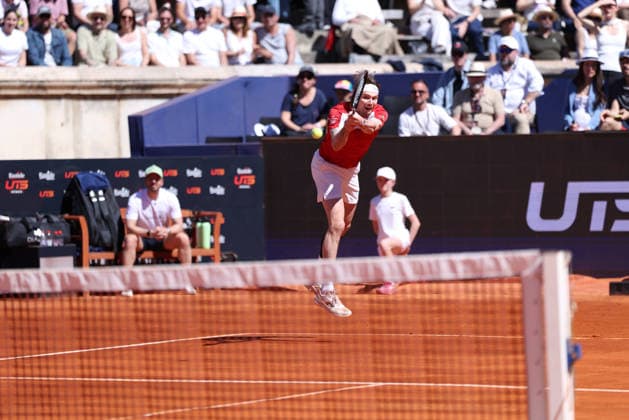 TENNIS : Bastide Medical UTS Nimes - 04 04 2026 NIMES, FRANCE : Â« The Bublik Enemy Â» Alexander BUBLIK (2) lors de la demi-finale du Bastide Medical UTS Nimes, 1er evenement du tournoi 2026 de l™Ultimate Tennis Showdown aux Arenes de Nimes, le 4 avril 2026. NimesFrance  Copyright: xValentinaxClaretx