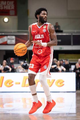 Barmer 2. Basketball Bundesliga ProA: Bayer Giants Leverkusen vs. RheinStars Koeln, 04.04.26 Leverkusen, 04.04.26 - Michael Jordan Miller (RheinStars Köln, 23) während des Spiels der Barmer 2. Basketball Bundesliga ProA: Bayer Giants Leverkusen vs. RheinStars Koeln in der Ostermann Arena in Leverkusen. Copyright: xBEAUTIFULxSPORTS LeahxKohringx