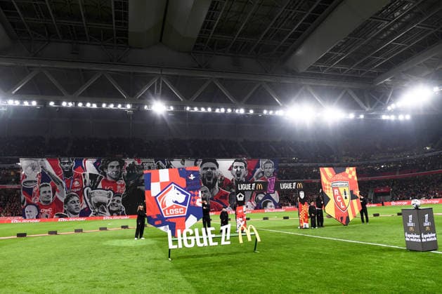 Lille OSC v RC Lens - Ligue 1 McDonald s 2025 2026 Illustration during the Ligue 1 McDonald s match between Lille and Lens at Stade Pierre Mauroy - Decathlon Arena on April 4, 2026 in Lille, France. Lille France  Copyright: xFEPx 776348341