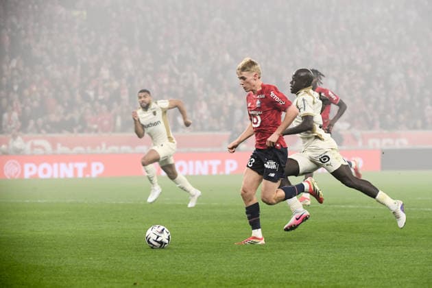 Lille OSC v RC Lens - Ligue 1 McDonald s 2025 2026 10 Hakon Arnar HARALDSSON (losc) during the Ligue 1 McDonald s match between Lille and Lens at Stade Pierre Mauroy - Decathlon Arena on April 4, 2026 in Lille, France. Lille France  Copyright: xFEPx 776348341