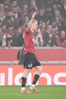 Lille OSC v RC Lens - Ligue 1 McDonald s 2025 2026 10 Hakon Arnar HARALDSSON (losc) during the Ligue 1 McDonald s match between Lille and Lens at Stade Pierre Mauroy - Decathlon Arena on April 4, 2026 in Lille, France. Lille France  Copyright: xFEPx 776348341