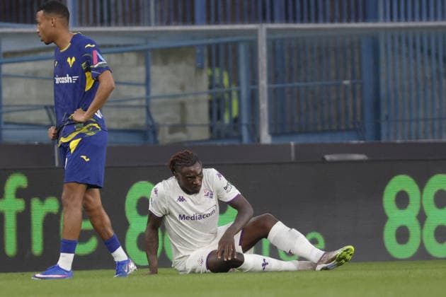CALCIO - Serie A - Hellas Verona FC vs ACF Fiorentina Moise Kean of ACF Fiorentina during the match of 6th day of the Serie A Championship between Hellas Verona vs ACF Fiorentina at the Marcantonio Bentegodi Stadium on 4 April 2026 in Verona, VR. Verona Italy  Copyright: xIPAxSport ABACAx