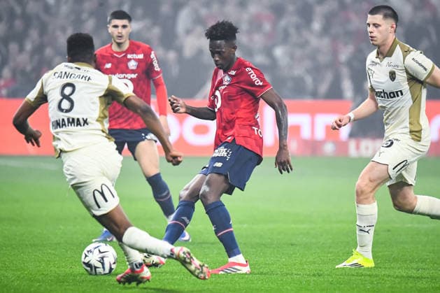 FOOTBALL : Lille OSC vs RC Lens - Ligue 1 - JournÃ e 28 - 04 04 2026 Felix Correia (Lille OSC) LilleFrance  Copyright: xBaptistexAutissierx