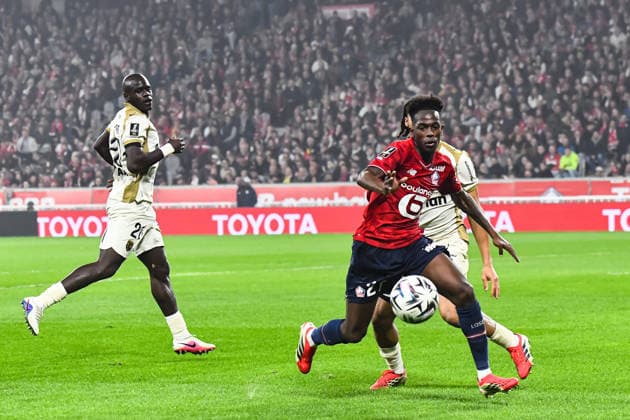 FOOTBALL : Lille OSC vs RC Lens - Ligue 1 - JournÃ e 28 - 04 04 2026 Felix Correia (Lille OSC) LilleFrance  Copyright: xBaptistexAutissierx