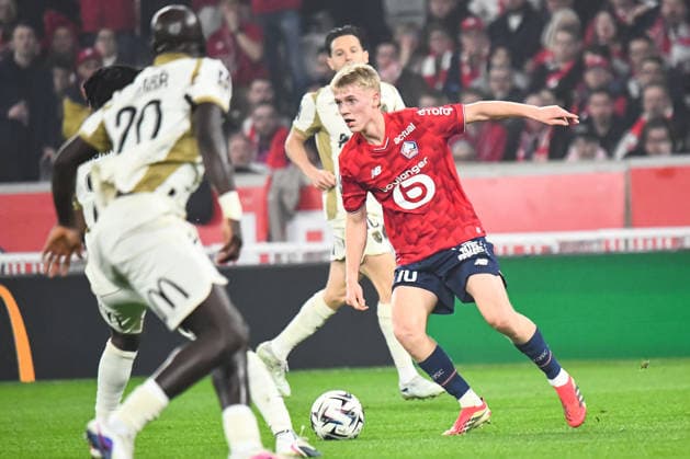FOOTBALL : Lille OSC vs RC Lens - Ligue 1 - JournÃ e 28 - 04 04 2026 Hakon Arnar Haraldsson (Lille OSC) LilleFrance  Copyright: xBaptistexAutissierx