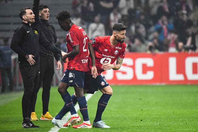 FOOTBALL : Lille OSC vs RC Lens - Ligue 1 - JournÃ e 28 - 04 04 2026 Olivier Giroud (Lille OSC) LilleFrance  Copyright: xBaptistexAutissierx