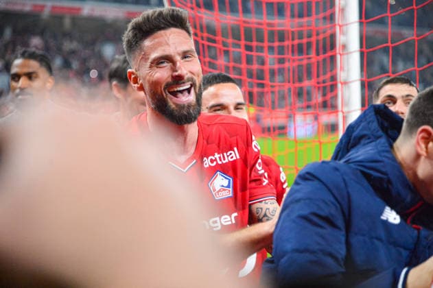 FOOTBALL : Lille OSC vs RC Lens - Ligue 1 - JournÃ e 28 - 04 04 2026 Olivier Giroud (Lille OSC) LilleFrance  Copyright: xBaptistexAutissierx