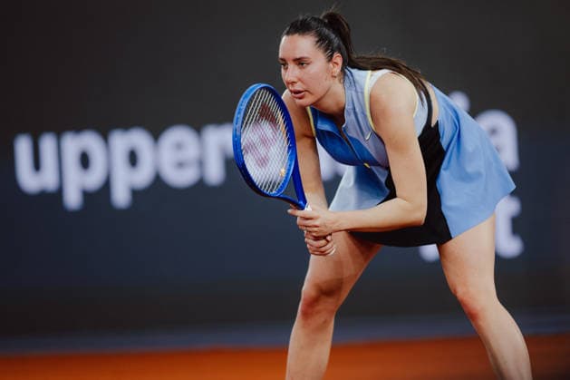 TENNIS - WTA, Tennis Damen Upper Austria Ladies Linz LINZ,AUSTRIA,05.APR.26 - TENNIS - WTA Tour, Upper Austria Ladies Linz. Image shows Oceane Dodin (FRA).  GEPAxpictures xAlexanderxSolc