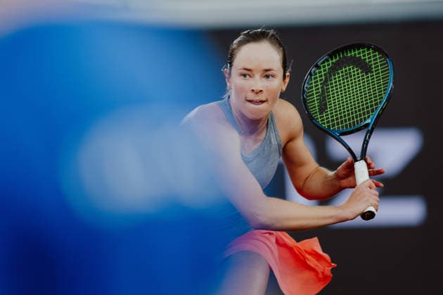 TENNIS - WTA, Tennis Damen Upper Austria Ladies Linz LINZ,AUSTRIA,05.APR.26 - TENNIS - WTA Tour, Upper Austria Ladies Linz. Image shows Katie Volynets (USA).  GEPAxpictures xAlexanderxSolc
