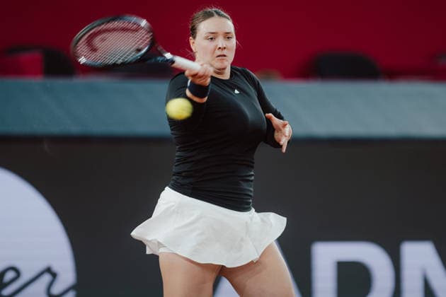TENNIS - WTA, Tennis Damen Upper Austria Ladies Linz LINZ,AUSTRIA,05.APR.26 - TENNIS - WTA Tour, Upper Austria Ladies Linz. Image shows Jule Niemeier (GER).  GEPAxpictures xAlexanderxSolc