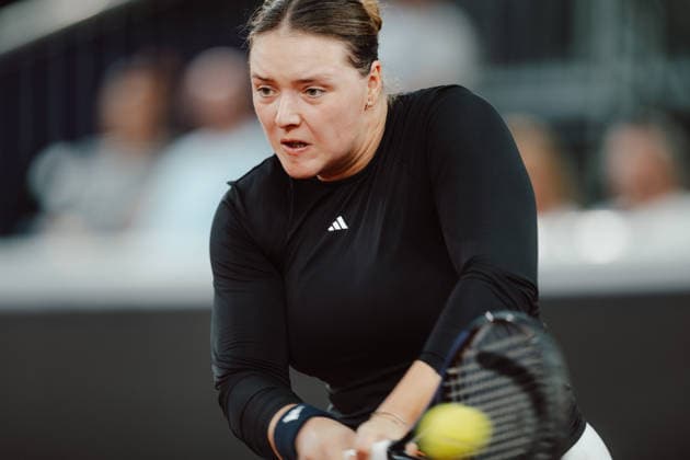 TENNIS - WTA, Tennis Damen Upper Austria Ladies Linz LINZ,AUSTRIA,05.APR.26 - TENNIS - WTA Tour, Upper Austria Ladies Linz. Image shows Jule Niemeier (GER).  GEPAxpictures xAlexanderxSolc
