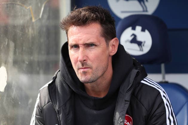 Braunschweig vs Nürnberg 2. BL Braunschweig, 05.04.2026, Fußball, Herren, 2. BL, Saison 2025 2026, Eintracht Braunschweig vs. 1. FC Nürnberg: Cheftrainer Miroslav Klose (1.FC Nürnberg) (DFL DFB REGULATIONS PROHIBIT ANY USE OF PHOTOGRAPHS as IMAGE SEQUENCES and or QUASI-VIDEO) Stadion an der Hamburger Straße Niedersachsen Deutschland