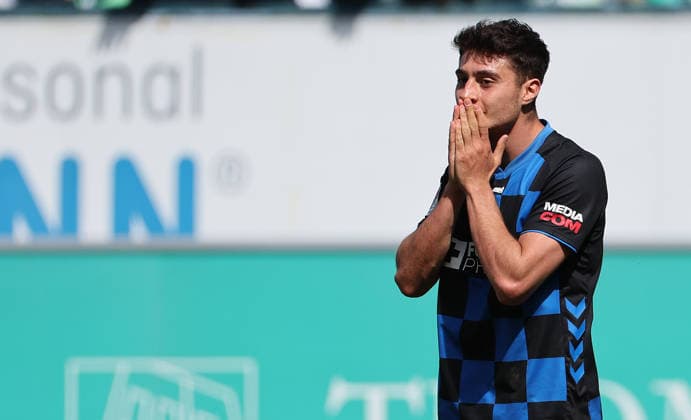 Marino Stefano , SpVgg Greuther Fürth-SC Paderborn 07 , 2.Bundesliga , Fußball , in Sportpark Ronhof Thomas Sommer Stadion, in Fürth , Bayern , Deutschland. April 05 , 2026 . Photo by: Davide Elias IPA Photo Pressefoto DENL Copyright: xDavidexEliasx