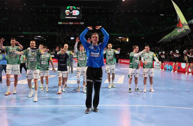 GER HBL Saison 2025 2026 FÜCHSE Berlin vs SC DhfK Leipzig, 05.04.26, Max-Schmeling-Halle, Berlin, mit 19 Paraden der MAN OF THE MATCH, Lasse LUDWIG (Füchse Berlin 1)