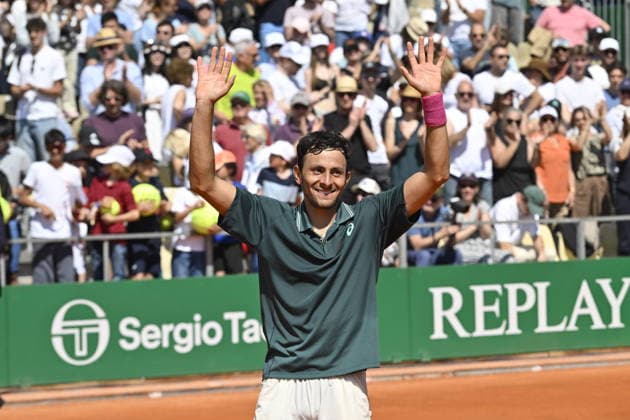 Tennis - Monte Carlo Rolex Masters 2026 - ATP, Tennis Herren - 05 04 2026 - Tennis - Monte Carlo Rolex Masters 2026 - ATP - 05 04 2026 - Nava bat Goffin Monaco  Copyright: xChryslenexCaillaud Psnewzx