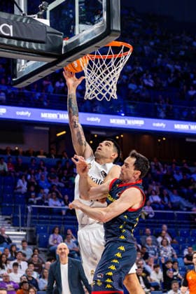 ESP: Real Madrid v Morabanc Andorra. Liga Endesa Gabriel Deck of Real Madrid during the Liga Endesa match, between Real Madrid and Morabanc Andorra played at Movistar Arena Stadium on April 5, 2026 in Madrid Spain Madrid Spain Basketball Copyright: xAlbaxPachecox xAgenciaxLOFx