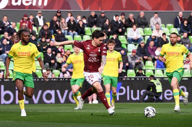 FC Metz v FC Nantes - Ligue 1 McDonald s 2025 2026 20 Jessy DEMINGUET (fcm) during the Ligue 1 McDonald s match between Metz and Nantes at Stade Saint-Symphorien on April 5, 2026 in Metz, France. Metz France  Copyright: xFEPx 776348340