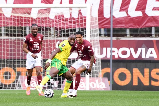 FC Metz v FC Nantes - Ligue 1 McDonald s 2025 2026 37 Ignatius GANAGO (fcn) during the Ligue 1 McDonald s match between Metz and Nantes at Stade Saint-Symphorien on April 5, 2026 in Metz, France. Metz France  Copyright: xFEPx 776348340