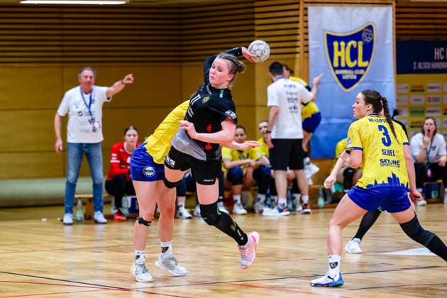 Vanessa Huth (HC Roedertal, 11) wirft den Ball, HC Leipzig vs HC Roedertal, Handball, 2. Alsco Handball Bundesliga Frauen, 05. Spieltag, Saison 2025 2026, 05.04.2026, HC Leipzig vs HC Roedertal, Handball, 2. Alsco Handball Bundesliga Frauen, 05. Spieltag, Saison 2025 2026, 05.04.2026 Leipzig Copyright: xEibner-Pressefoto LauraxRoemerx EP_LRR