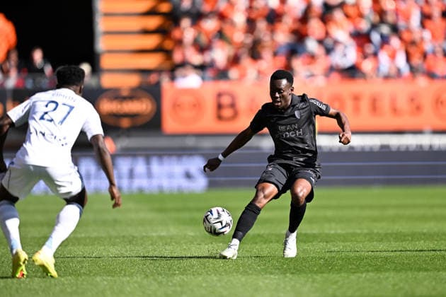 FC Lorient v Paris FC - Ligue 1 McDonald s 2025 2026 62 Arthur AVOM (fcl) during the Ligue 1 McDonald s match between Lorient and Paris at Stade du Moustoir on April 5, 2026 in Lorient, France. Lorient France  Copyright: xFEPx 776348339