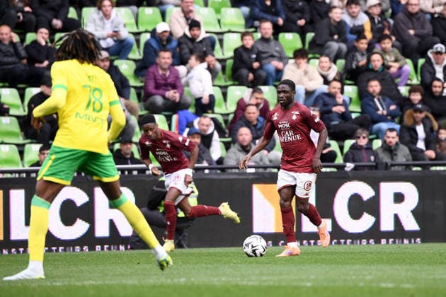 FC Metz v FC Nantes - Ligue 1 McDonald s 2025 2026 39 Koffi-Franck KOUAO (fcm) during the Ligue 1 McDonald s match between Metz and Nantes at Stade Saint-Symphorien on April 5, 2026 in Metz, France. Metz France  Copyright: xFEPx 776348340