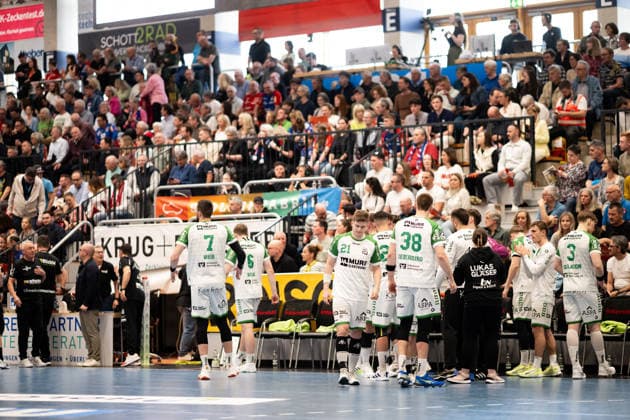 Die Halle ist gut gefuellt, das Spiel kann beginnen HBW Balingen Weilstetten vs. HC Oppenweiler Backnang, Handball, 2. Bundesliga, 26. Spieltag, Saison 2025 2026, 05.04.2026, Eibner-Pressefoto Andreas Ulmer HBW Balingen Weilstetten vs. HC Oppenweiler Backnang, Handball, 2. Bundesliga, 26. Spieltag, Saison 2025 2026, 05.04.2026, Balingen Copyright: xEibner-Pressefoto AndreasxUlmerx EP_AUR