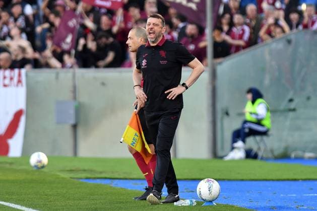 CALCIO - Serie A - Pisa SC vs Torino FC Head coach of Torino Roberto D Aversa during Pisa SC vs Torino FC, Italian soccer Serie A match in Pisa, Italy, April 05 2026 Pisa Italy  Copyright: xIPAxSport ABACAx