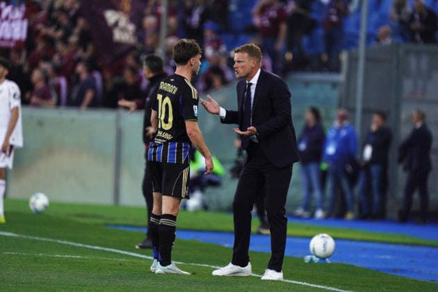 Pisa s coach Oscar Hijlemark ....During the Serie A soccer match between Pisa and Torino at the Cetilar Arena Romeo Anconetani Stadium in Pisa; Center West Italy; Sunday April 05; 2026 ; Soccer  Copyright: xAlessandroxLaRoccax xLaPressex