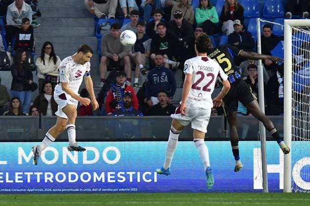 CALCIO - Serie A - Pisa SC vs Torino FC Nikola Vlasic (Torino) head opportunity during Pisa SC vs Torino FC, Italian soccer Serie A match in Pisa, Italy, April 05 2026 Pisa Italy  Copyright: xIPAxSport ABACAx