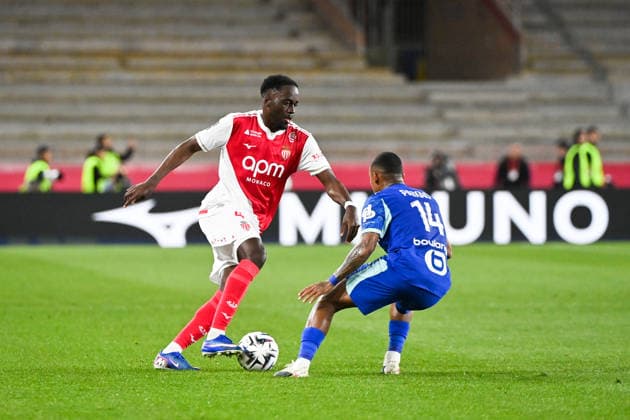 AS Monaco v Olympique de Marseille - Ligue 1 McDonald s 2025 2026 04 Jordan TEZE (asm) during the Ligue 1 McDonald s match between Monaco and Marseille at Stade Louis II on April 5, 2026 in Monaco, Monaco. Monaco Monaco  Copyright: xFEPx 776348338