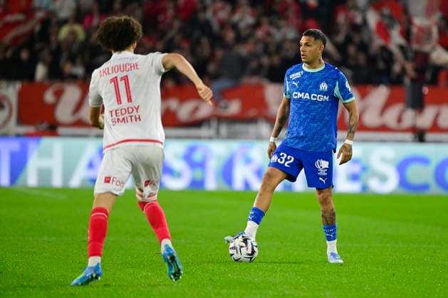 FOOTBALL : AS Monaco VS Olympique de Marseille - Ligue 1 McDonald s - 05 04 2026 Facundo Medina (OM) - Ligue 1 McDonald™s match between AS Monaco and Olympique de Marseille on April 5, 2026 at the Louis II Stadium in Monaco. MonacoMonaco  Copyright: xWilliamxCannarellax