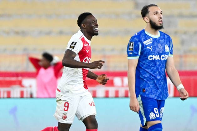 AS Monaco v Olympique de Marseille - Ligue 1 McDonald s 2025 2026 09 Folarin BALOGUN (asm) during the Ligue 1 McDonald s match between Monaco and Marseille at Stade Louis II on April 5, 2026 in Monaco, Monaco. Monaco Monaco  Copyright: xFEPx 776348338