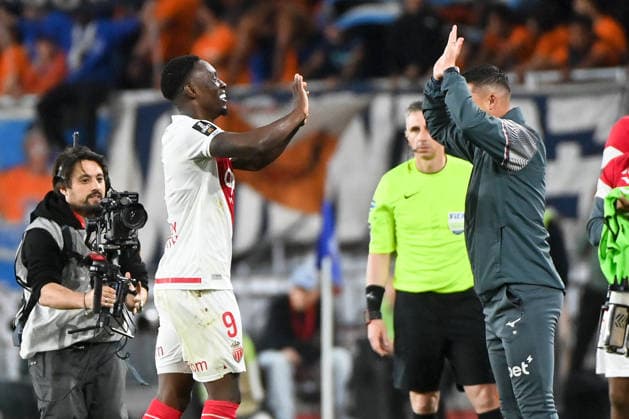 AS Monaco v Olympique de Marseille - Ligue 1 McDonald s 2025 2026 09 Folarin BALOGUN (asm) during the Ligue 1 McDonald s match between Monaco and Marseille at Stade Louis II on April 5, 2026 in Monaco, Monaco. Monaco Monaco  Copyright: xFEPx 776348338