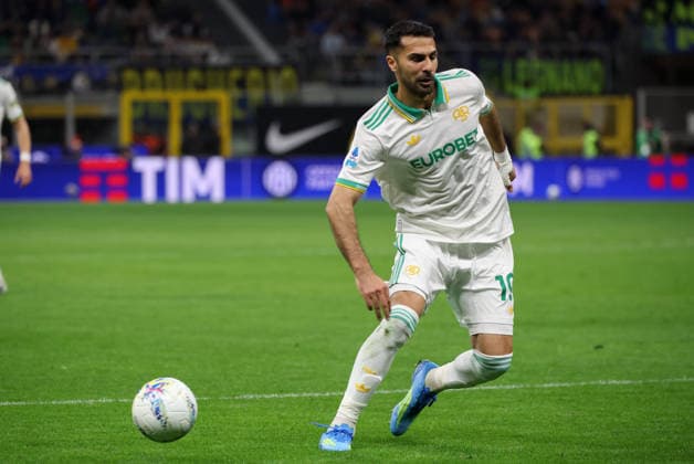 Foto IPP Roberto Bregani Milano 5-04-2026 Calcio Campionato di Serie A 2025 2026, Inter-Roma Nella foto Zeki Celik della Roma. Italy Photo Press World Copyright. italy ITALY  Copyright: xR4924_italyphotopressx