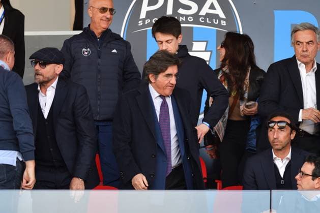 President of Torino Urbano Cairo at Arena Garibaldi Stadium in Pisa during Pisa SC vs Torino FC, Italian soccer Serie A match in Pisa, Italy, April 05 2026  Copyright: xGabrielexMasotti IPAxSportx xipa-agency.netx xx IPA_73777508 IPA_Agency_IPA73777508