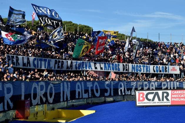 Fans Pisa show a banner during Pisa SC vs Torino FC, Italian soccer Serie A match in Pisa, Italy, April 05 2026  Copyright: xGabrielexMasotti IPAxSportx xipa-agency.netx xx IPA_73777526 IPA_Agency_IPA73777526