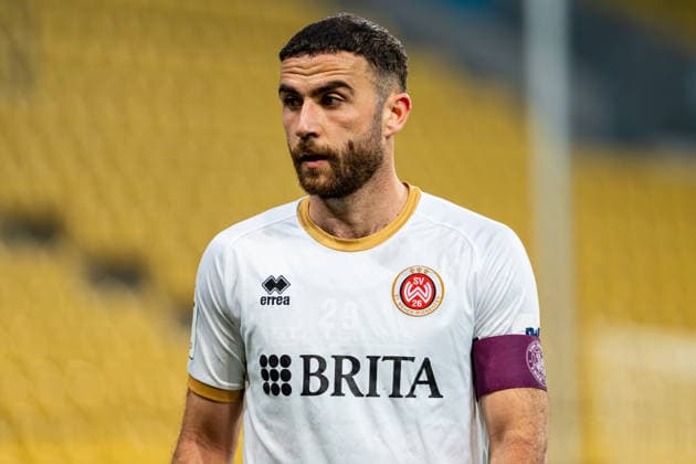 Fatih Kaya (SV Wehen Wiesbaden, 29) Alemannia Aachen vs. SV Wehen Wiesbaden, Fussball, 3. Liga, 31. Spieltag, Saison 2025 2026, 05.04.2026 DFB REGULATIONS PROHIBIT ANY USE OF PHOTOGRAPHS AS IMAGE SEQUENCES AND OR QUASI-VIDEO Alemannia Aachen vs. SV Wehen Wiesbaden, Fussball, 3. Liga, 31. Spieltag, Saison 2025 2026, 05.04.2026 Aachen Copyright: xEibner-Pressefoto J.xDerondeaux EP_JDU