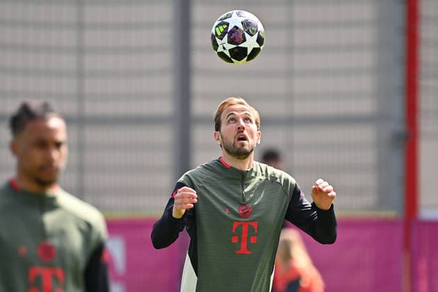 Harry KANE (Bayern Muenchen), Abschlusstraining am 06.04.2026. Fussball Champions League,Saison 2025 26, Viertelfinale Real Madrid - FC Bayern-Muenchen. Â