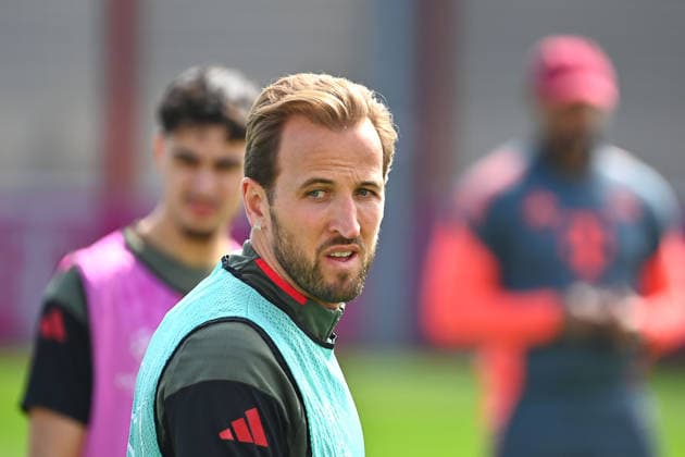 Harry KANE (Bayern Muenchen), Abschlusstraining am 06.04.2026. Fussball Champions League,Saison 2025 26, Viertelfinale Real Madrid - FC Bayern-Muenchen. Â