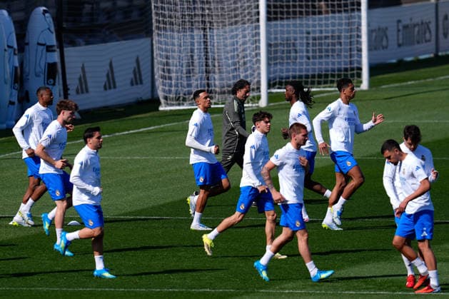 April 6, 2026, Madrid, Madrid, Spain: Trent Alexander-Arnold during the training day of Real Madrid ahead the UEFA Champions League 2025 26, Quarter-finals First Leg, football match against FC Bayern Munich at Ciudad Deportiva Real Madrid on April 06, 2026, in Valdebebas, Madrid, Spain. Madrid Spain - ZUMAa181 20260406_zaa_a181_014 Copyright: xDennisxAgyemanx