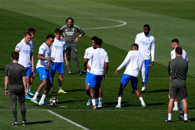 April 6, 2026, Madrid, Madrid, Spain: Eder Militao during the training day of Real Madrid ahead the UEFA Champions League 2025 26, Quarter-finals First Leg, football match against FC Bayern Munich at Ciudad Deportiva Real Madrid on April 06, 2026, in Valdebebas, Madrid, Spain. Real Madrid Training And press conference, PK, Pressekonferenz - Uefa Champions League 2025 26 Quarter-Finals First Leg - ZUMAa181 20260406_zaa_a181_026 Copyright: xDennisxAgyemanx